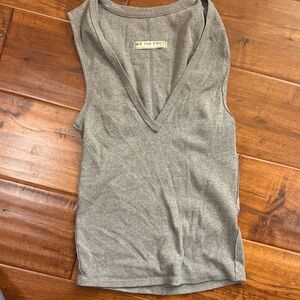 We The Free Charcoal Tank Top